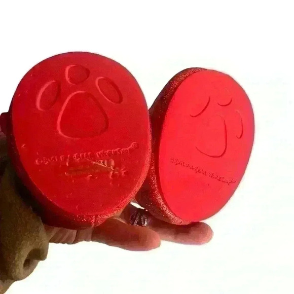 Build A Bear Workshop Glitter Ruby Slippers Red Mary Jane Shoes Accessories - Picture 3 of 6